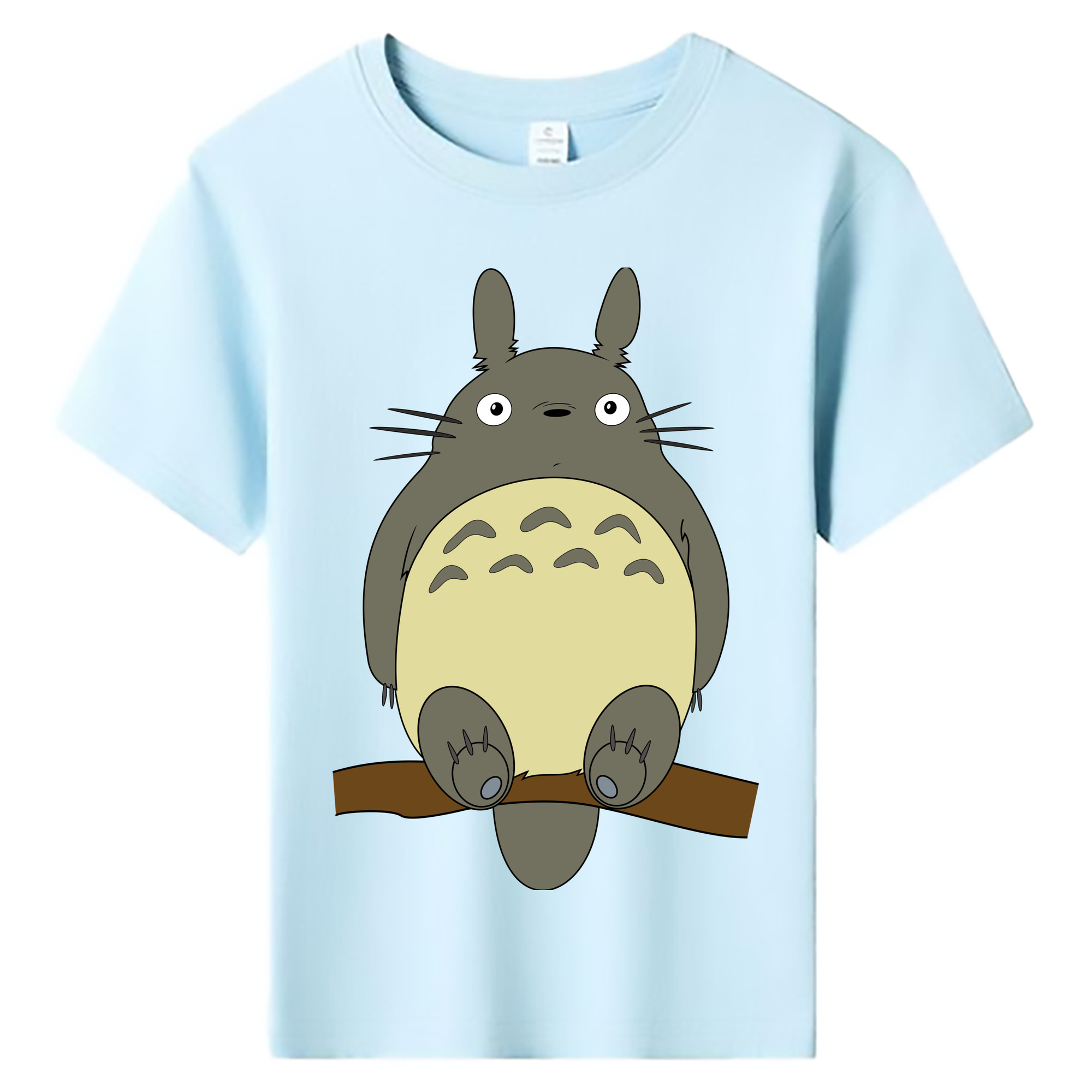 （画像用） となりのトトロ 草壁メイ 草壁サツキ My Neighbor Totoro Satsuki Kusakabe Mei Kusakabe 綿100％キッズTシャツ（フロントプリント）